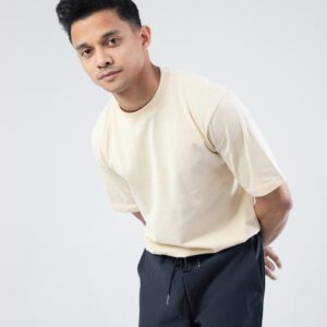 Men’s Oversized Drop Shoulder Solid T-shirt